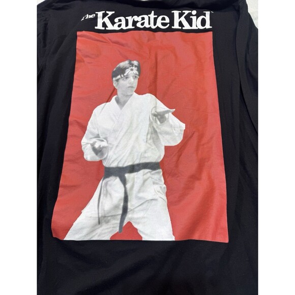 The Karate Kid Movie T-Shirt Long Sleeve Daniel LaRusso Mr Miyagi Size XL double - Picture 8 of 9